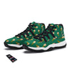 Graffiti Text Colorful Urban Elements Print Pattern Black Bball Shoes-grizzshop