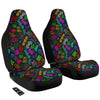 Graffiti Text Colorful Urban Elements Print Pattern Car Seat Covers-grizzshop