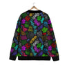 Graffiti Text Colorful Urban Elements Print Pattern Cardigan-grizzshop