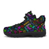 Graffiti Text Colorful Urban Elements Print Pattern Hiking Shoes-grizzshop