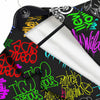 Graffiti Text Colorful Urban Elements Print Pattern Men's Sport Coat-grizzshop