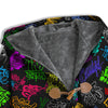 Graffiti Text Colorful Urban Elements Print Pattern Men's Windbreaker Jacket-grizzshop