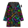 Graffiti Text Colorful Urban Elements Print Pattern Men's Windbreaker Jacket-grizzshop