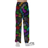 Graffiti Text Colorful Urban Elements Print Pattern Pajama Pants-grizzshop