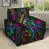 Graffiti Text Colorful Urban Elements Print Pattern Recliner Protector-grizzshop