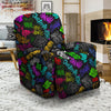 Graffiti Text Colorful Urban Elements Print Pattern Recliner Slipcover-grizzshop