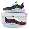 Graffiti Text Colorful Urban Elements Print Pattern Running Sneakers-grizzshop