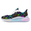 Graffiti Text Colorful Urban Elements Print Pattern Running Sneakers-grizzshop