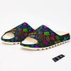 Graffiti Text Colorful Urban Elements Print Pattern Sandals-grizzshop