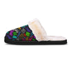 Graffiti Text Colorful Urban Elements Print Pattern Slippers-grizzshop