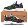 Graffiti Text Colorful Urban Elements Print Pattern Tennis Shoes-grizzshop