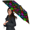 Graffiti Text Colorful Urban Elements Print Pattern Umbrella-grizzshop