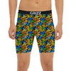 Graffiti Text Print Pattern Boxer Briefs-grizzshop