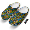 Graffiti Text Print Pattern Clog-grizzshop