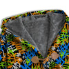 Graffiti Text Print Pattern Men's Windbreaker Jacket-grizzshop