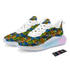 Graffiti Text Print Pattern Running Sneakers-grizzshop