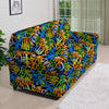 Graffiti Text Print Pattern Sofa Cover-grizzshop