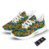 Graffiti Text Print Pattern Tennis Shoes-grizzshop