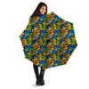 Graffiti Text Print Pattern Umbrella-grizzshop