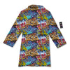 Graffiti Wall Print Bathrobe-grizzshop