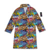 Graffiti Wall Print Bathrobe-grizzshop