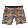 Graffiti Wall Print Boxer Briefs-grizzshop