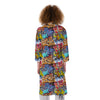 Graffiti Wall Print Kimono-grizzshop