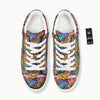 Graffiti Wall Print Platform Shoes-grizzshop