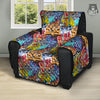 Graffiti Wall Print Recliner Protector-grizzshop