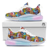 Graffiti Wall Print Running Sneakers-grizzshop