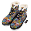 Graffiti Wall Print Winter Boots-grizzshop