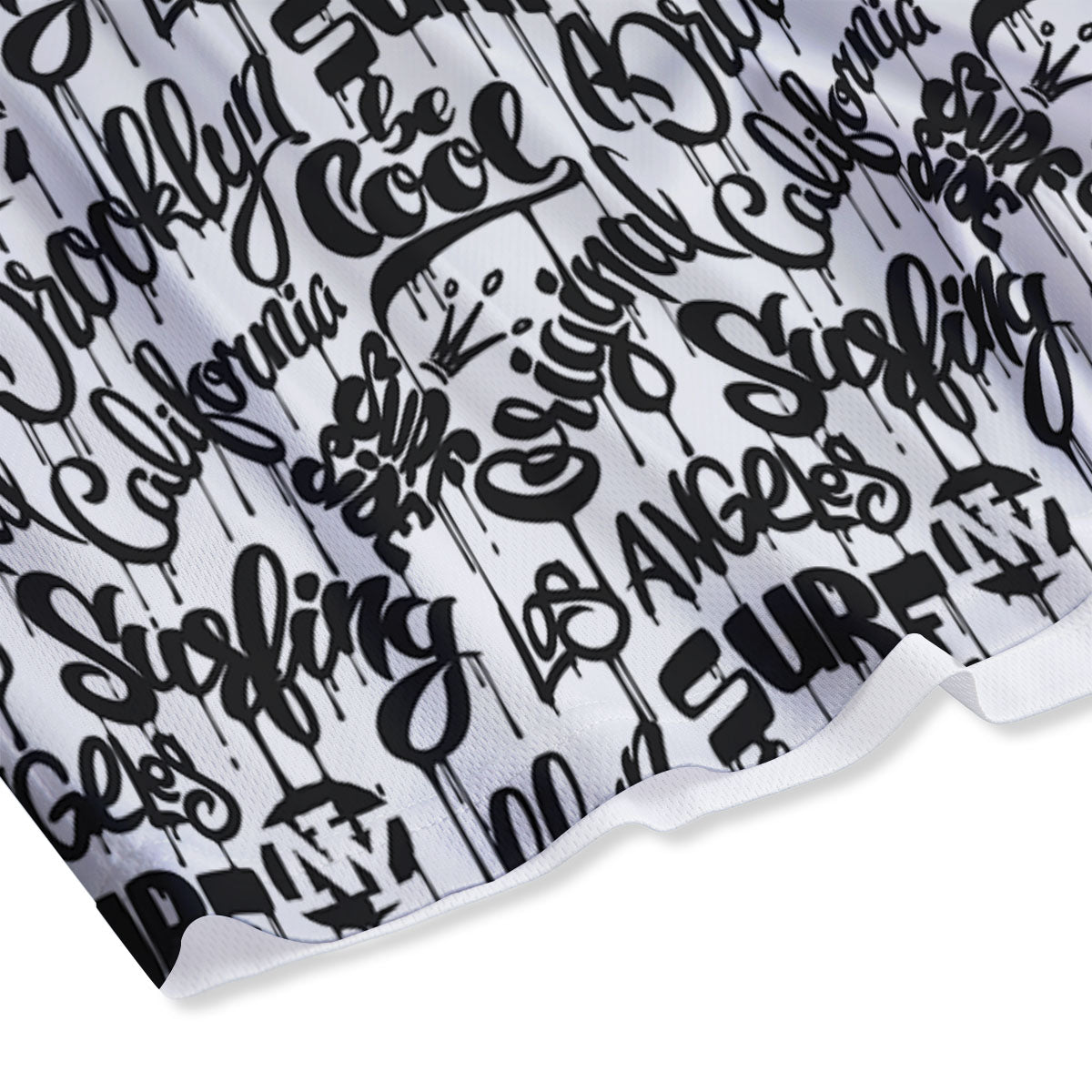 Hop Cone Cute Print Pattern Mesh Shorts