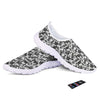 Graffiti White And Black Print Pattern Nurse Shoes-grizzshop