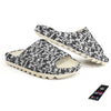 Graffiti White And Black Print Pattern Sandals-grizzshop