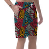 Graffiti geometric seamless pattern Men's Shorts-grizzshop