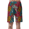 Graffiti geometric seamless pattern Men's Shorts-grizzshop