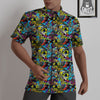 Graffiti Funky Print Pattern Untucked Shirts-grizzshop