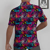 Graffiti Grunge Print Pattern Untucked Shirts-grizzshop