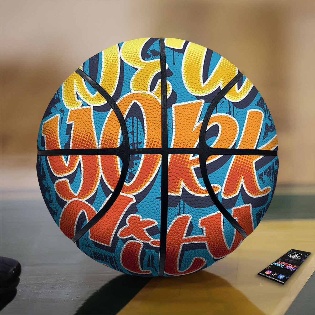 Graffiti NYC Print Basketball