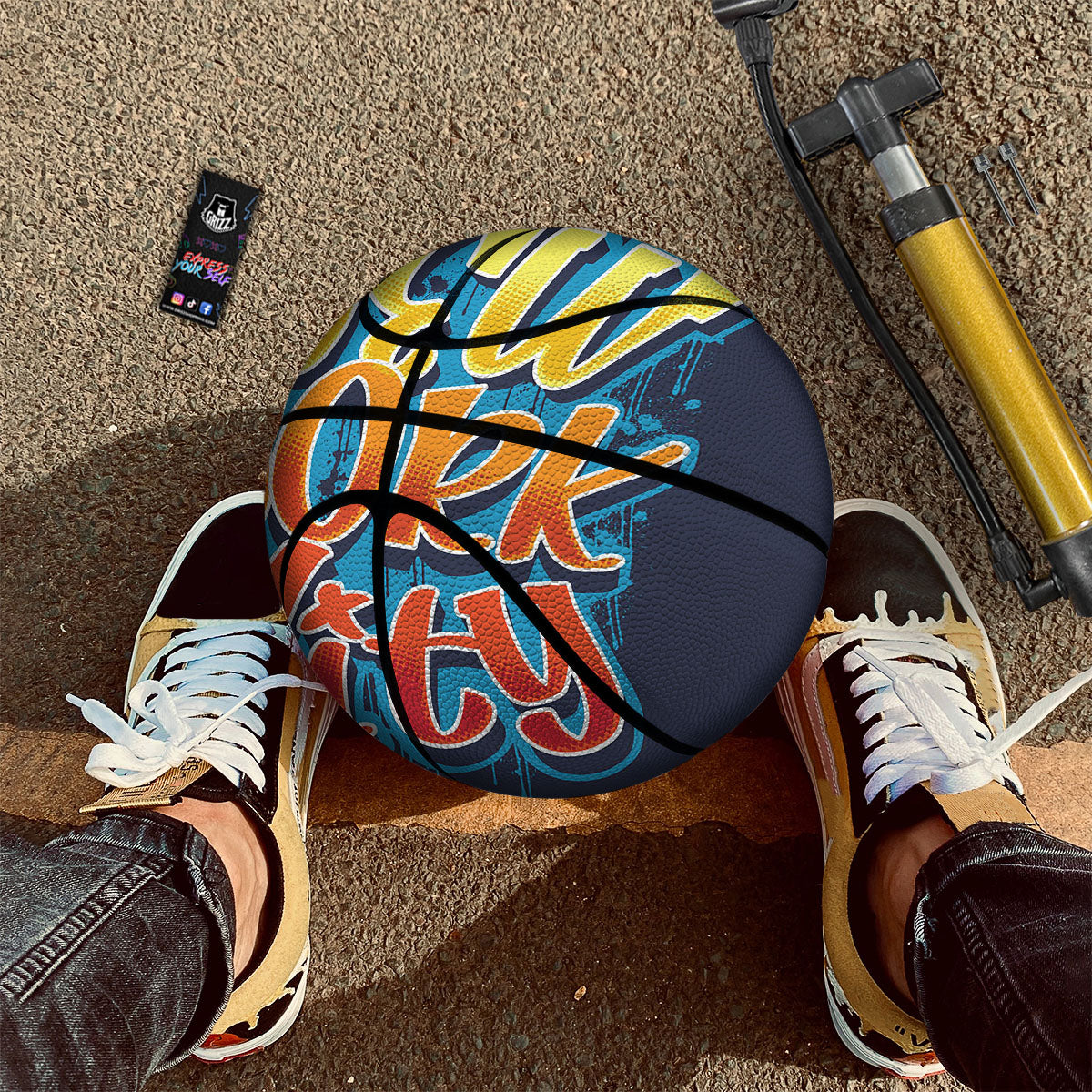 Graffiti NYC Print Basketball