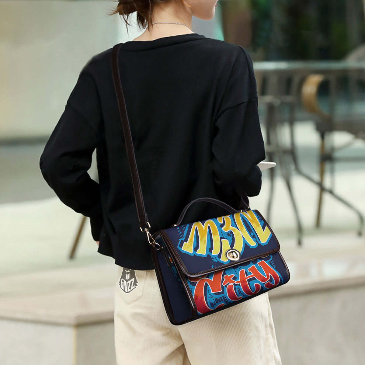 Graffiti NYC Print Women's Satchel Bag