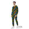 Graffiti Text Print Pattern Men's Jumpsuit-grizzshop