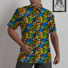 Graffiti Text Print Pattern Untucked Shirts-grizzshop