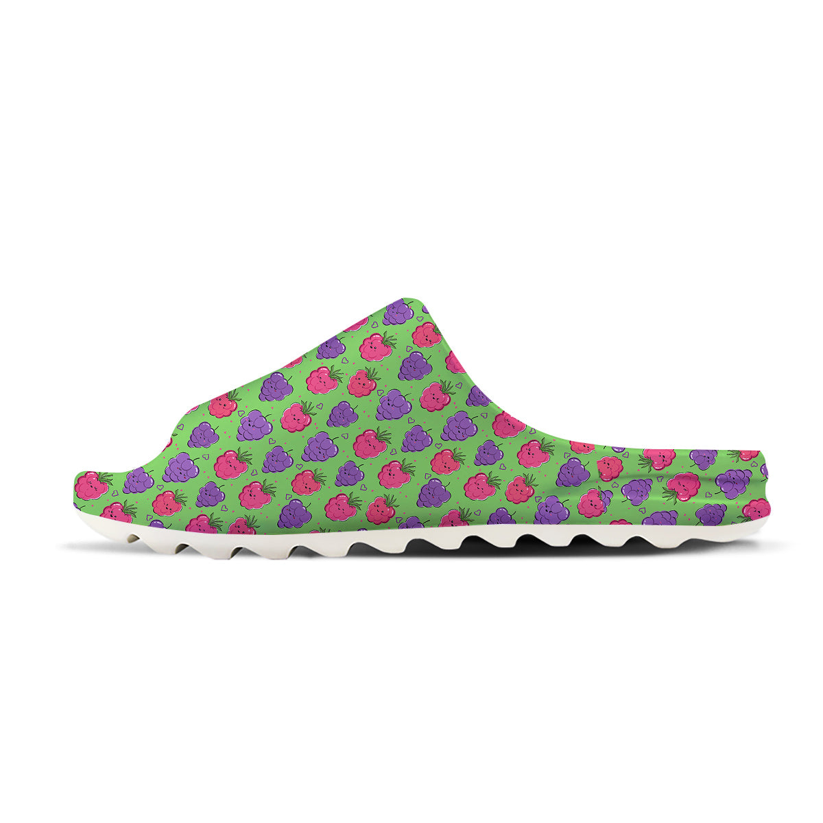 Grape Cute Print Pattern Sandals-grizzshop