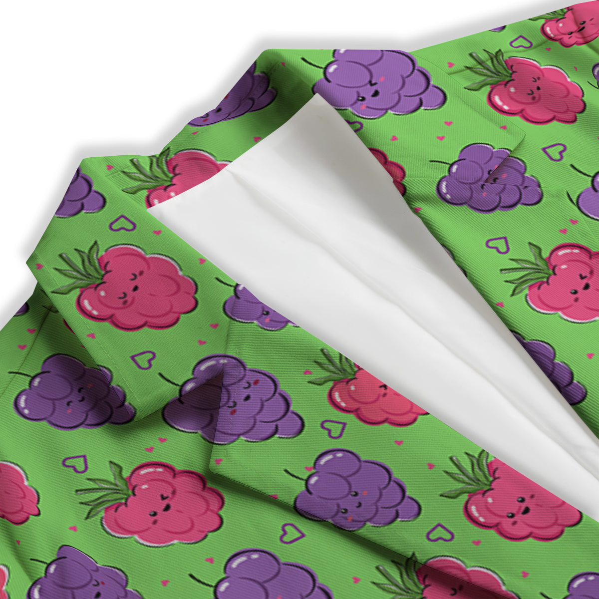 Grape Cute Print Pattern Women's Blazer-grizzshop