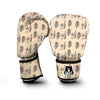 Grape Wine Pattern Print Boxing Gloves-grizzshop