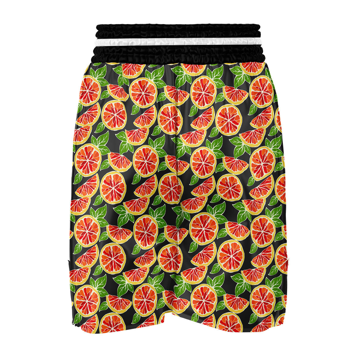 Grapefruit Watercolor Print Pattern Boxing Shorts-grizzshop