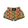 Grapefruit Watercolor Print Pattern Muay Thai Boxing Shorts-grizzshop