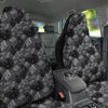 Gray Black 3D Dice Print Pattern Car Seat Covers-grizzshop