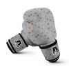 Gray Cigarette Print Pattern Boxing Gloves-grizzshop